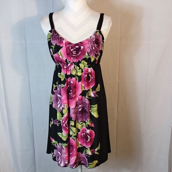 BCX Floral Sleeveless Mini Dress - Picture 1 of 8